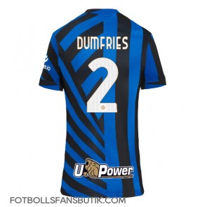 Inter Milan Denzel Dumfries #2 Replika Hemmatröja Damer 2024-25 Kortärmad